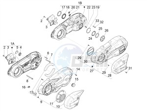 MP3 500 MAXI SPORT-BUSINESS-ADVANCED E4 ABS (EMEA-APAC) drawing Crankcase cover - Crankcase cooling