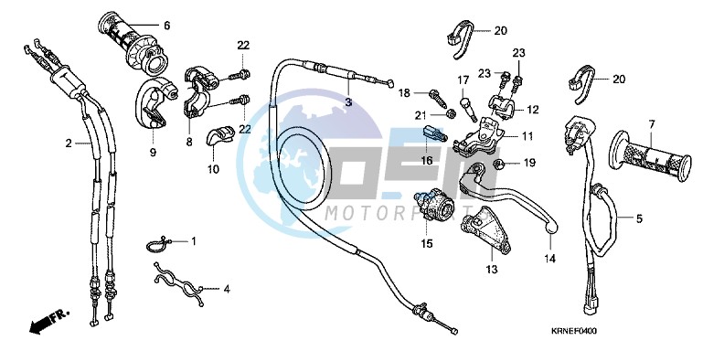 HANDLE LEVER/ SWITCH/ CABLE