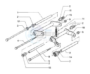 Runner 180 FXR 2t drawing Swinging arm