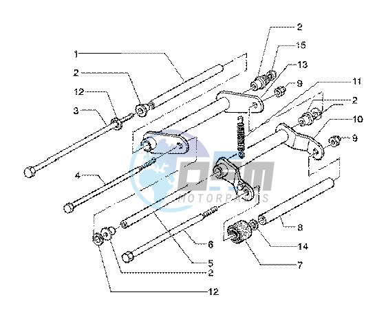 Swinging arm