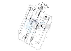 DT R - DT X 50 drawing FRONT FORK