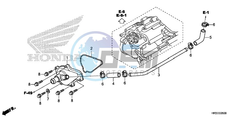 WATER PUMP COVER