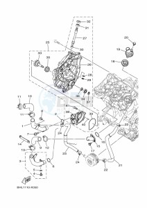 XTZ690 TENERE 700 (BHL9) drawing WATER PUMP