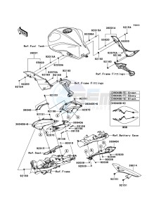 Z750R ZR750NBF FR GB XX (EU ME A(FRICA) drawing Side Covers/Chain Cover