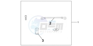 CBR1000RA9 France - (F / ABS CMF HRC MKH MME) drawing TANK BAG ATT KIT