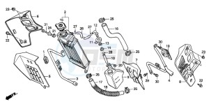 CRM75R drawing RADIATOR