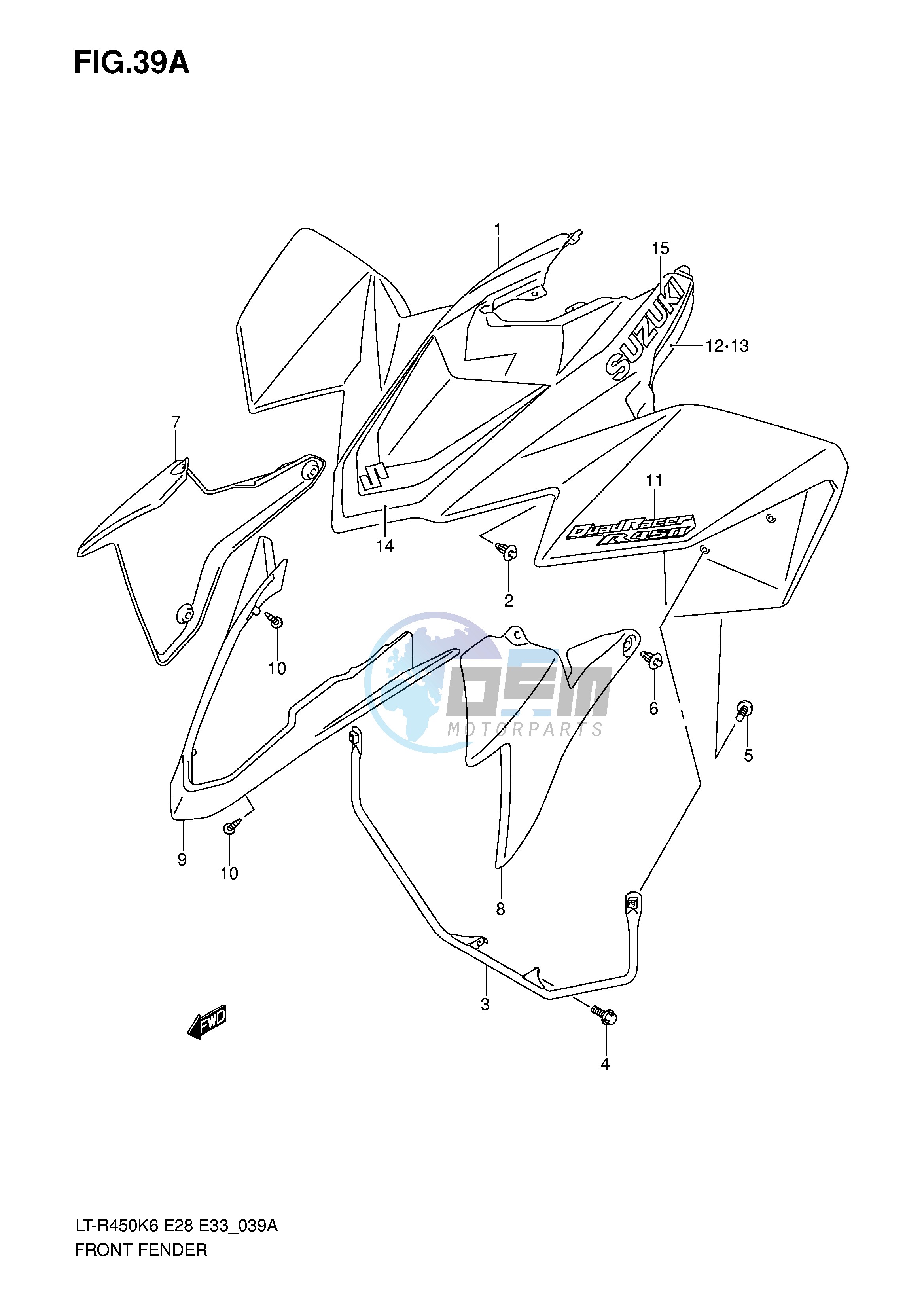 FRONT FENDER (MODEL K7)