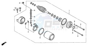 CBR600FR drawing STARTING MOTOR