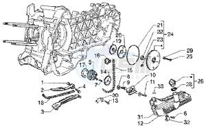 X9 180 Amalfi drawing Pump group-oil pan