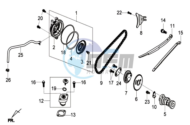 CHAIN /CYLINDER HEAD COVER /