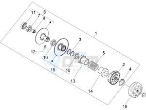 Stalker 50 Special Edition drawing Driven pulley