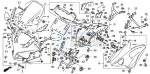 CBF1000 drawing COWL