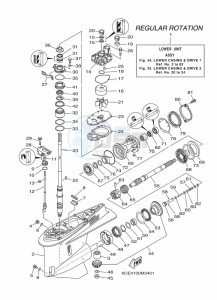 F300BETX drawing PROPELLER-HOUSING-AND-TRANSMISSION-1