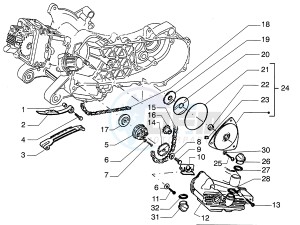 Hexagon 125 LX4 drawing Oil pump