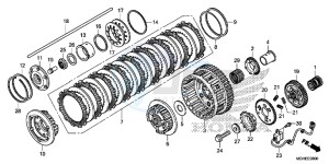 VFR1200XLE CrossTourer 2ED drawing CLUTCH (VFR1200X/XA/XL)