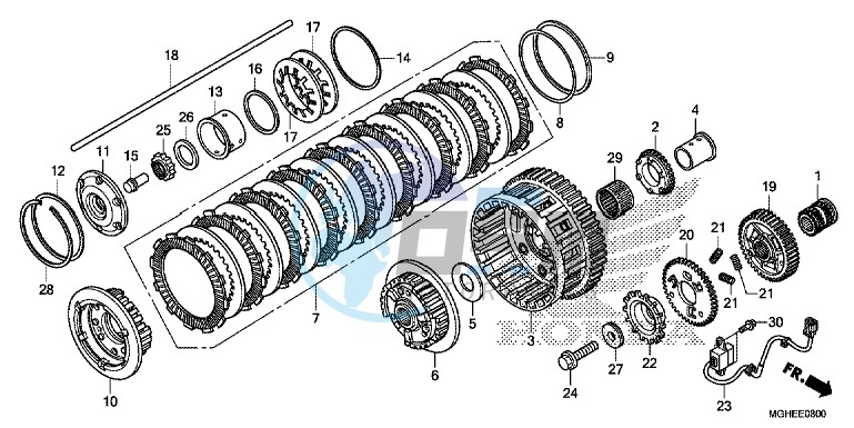 CLUTCH (VFR1200X/XA/XL)