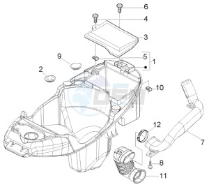 Liberty 125 Leader RST drawing Case - Helmet