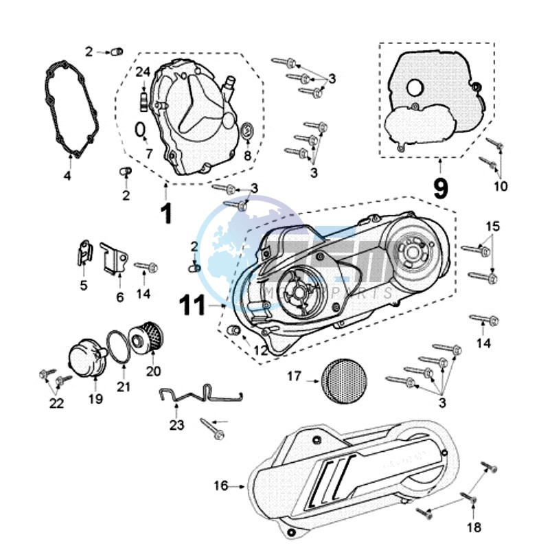 CRANKCASE COVER