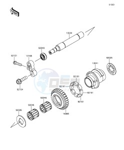 NINJA ZX-10R ABS ZX1000SGFB XX (EU ME A(FRICA) drawing Balancer