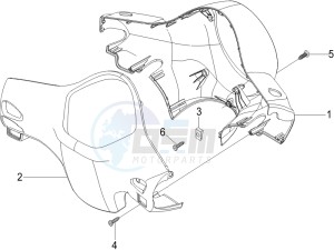 LX 50 2T D drawing Handlebars coverages