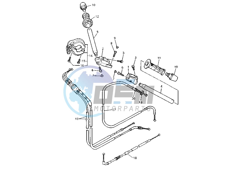 STEERING HANDLE -CABLE