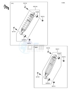 MULE PRO-DXT KAF1000BHF EU drawing Shock Absorber(s)