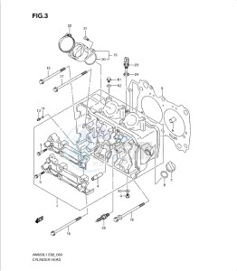 AN650 drawing CYLINDER HEAD