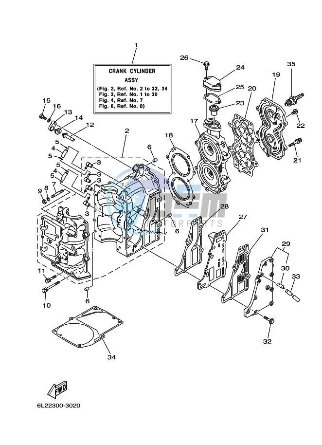 CYLINDER--CRANKCASE