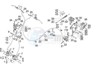 GP 800 drawing Brakes hose  - Calipers