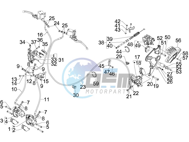 Brakes hose  - Calipers