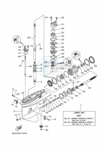 E60HWDL drawing LOWER-CASING-x-DRIVE-1