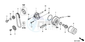 FJS600AB SilverWing ED drawing OIL PUMP