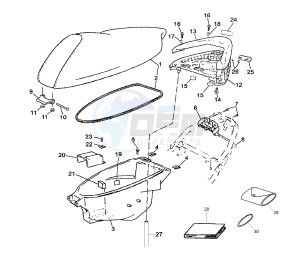 CS JOG R 50 drawing SEAT AND CARRIER