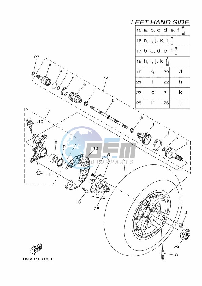 FRONT WHEEL