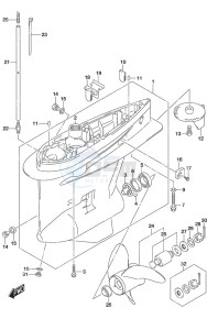 DF 200AP drawing Gear Case