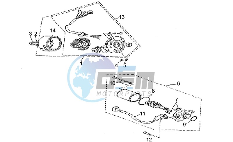 Flywheel-Syarter motor