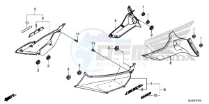 GL1800BD F6B Bagger - GL1800BD UK - (E) drawing SIDE COVER