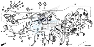 VT750CSE Shadow - VT750CS-E UK - (E) drawing WIRE HARNESS (VT750CS/ C2S)