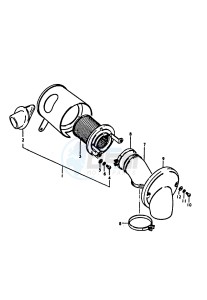 A100 (K-L-M-N-4) drawing AIR CLEANER