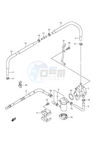 DF 150 drawing Fuel Pump (2009 & Newer)