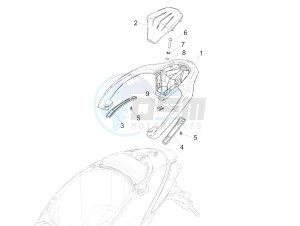 Liberty 150 iGet 4T 3V ie ABS (APAC) drawing Rear luggage rack