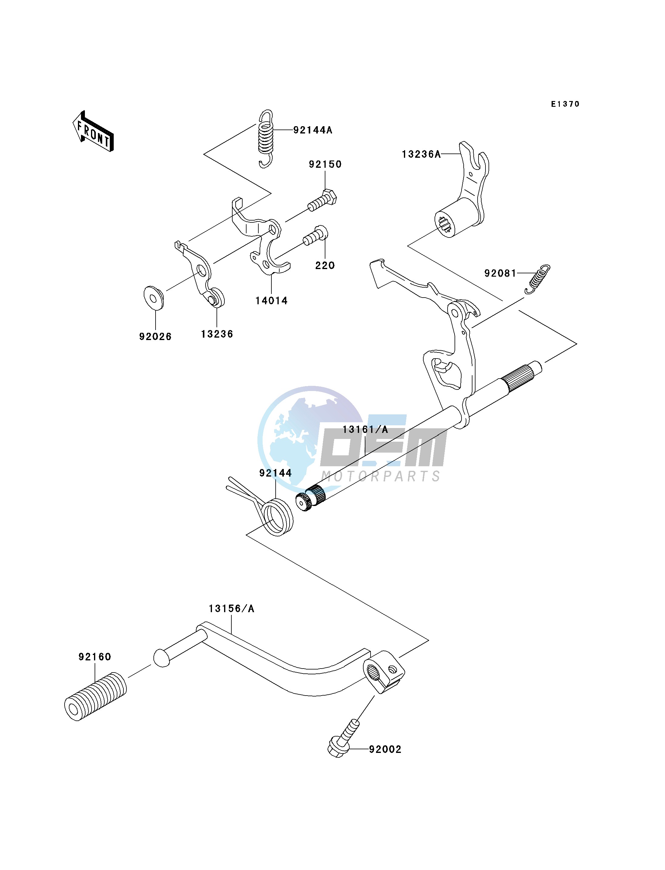 GEAR CHANGE MECHANISM