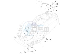 150 Sprint 4T 3V ie (EMEA) drawing Side cover - Spoiler