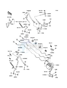 VN1700_CLASSIC_ABS VN1700FCF GB XX (EU ME A(FRICA) drawing Brake Piping