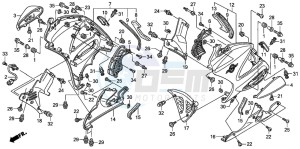 ST1300A drawing LOWER COWL