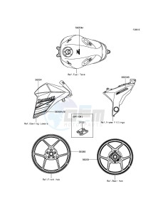 Z800 ZR800AEF FR GB XX (EU ME A(FRICA) drawing Decals(Black)