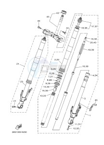 XT1200Z SUPER TENERE ABS (BP81) drawing FRONT FORK