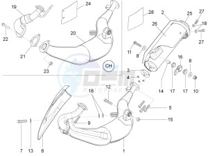 RS4 50 2t drawing Exhaust pipe