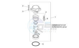 SR 50 H2O Di-Tech e2 drawing Air compressor (Ditech)