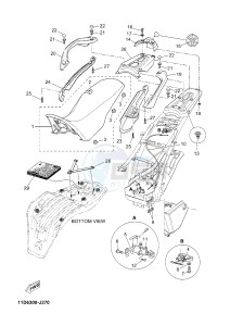 XTZ660Z TENERE (11D9) drawing SEAT